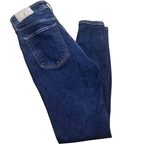 Everlane | The Way-High Clean Front Skinny Jean | 28 Regular | Dark Blue Wash - Picture 2 of 8